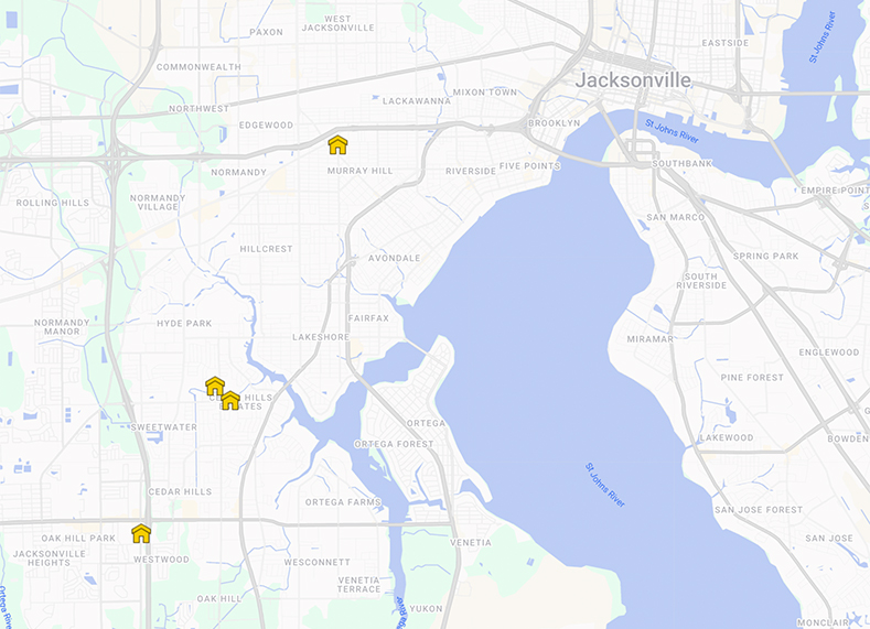 Westside Portfolio Map
